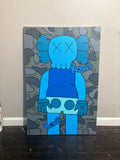 “KAWS” inspired canvas