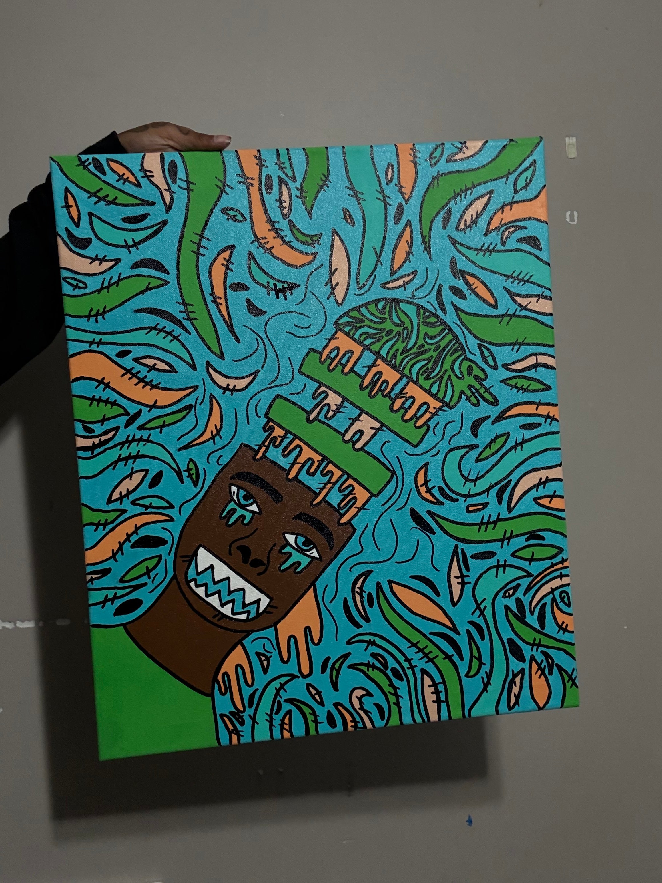 “Split” custom canvas