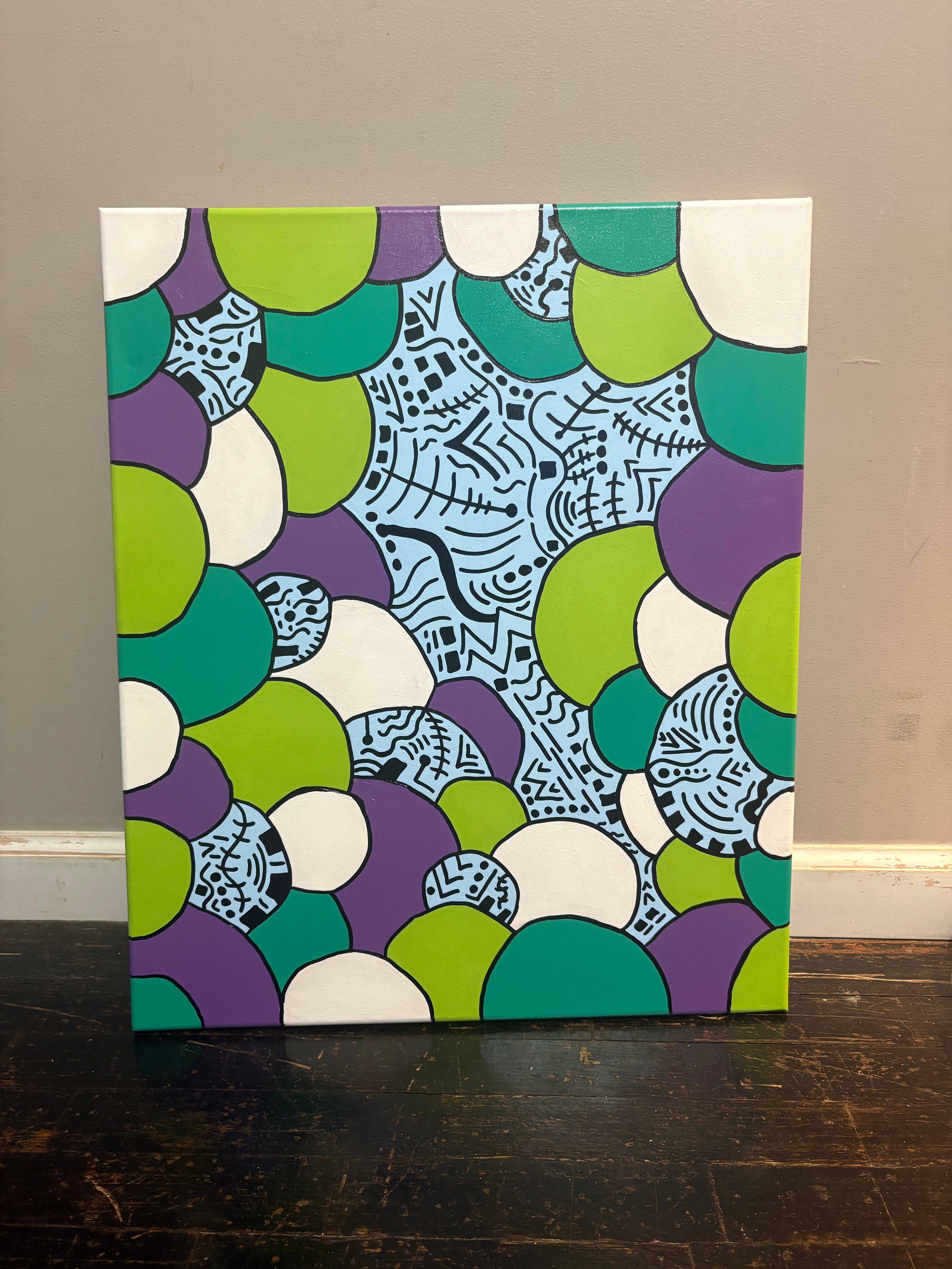 “Color tunnel” custom canvas