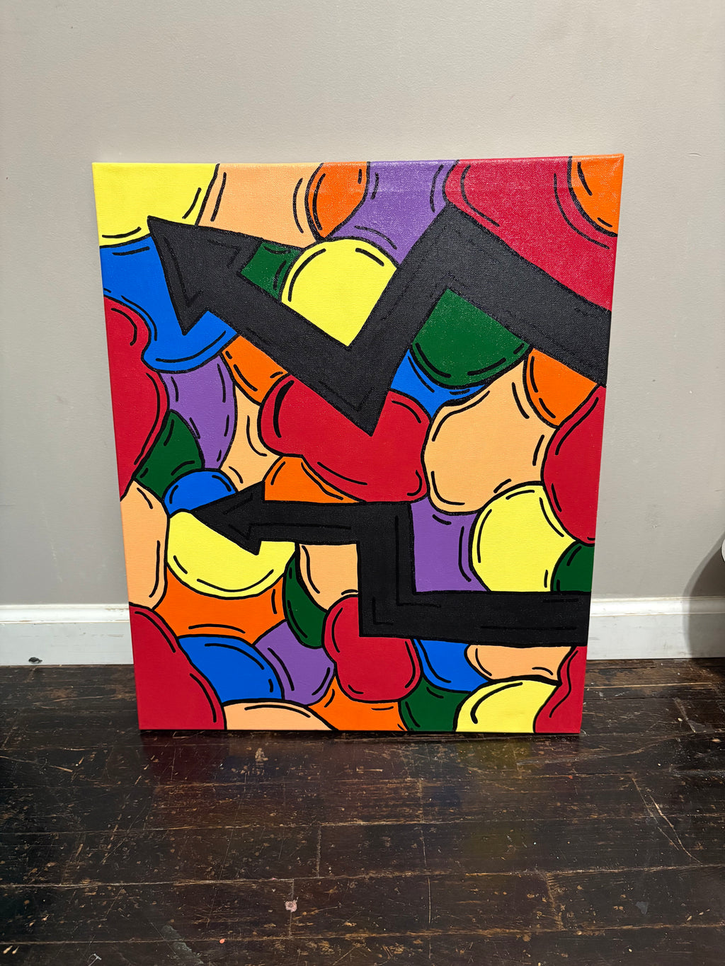 “Direction” custom canvas