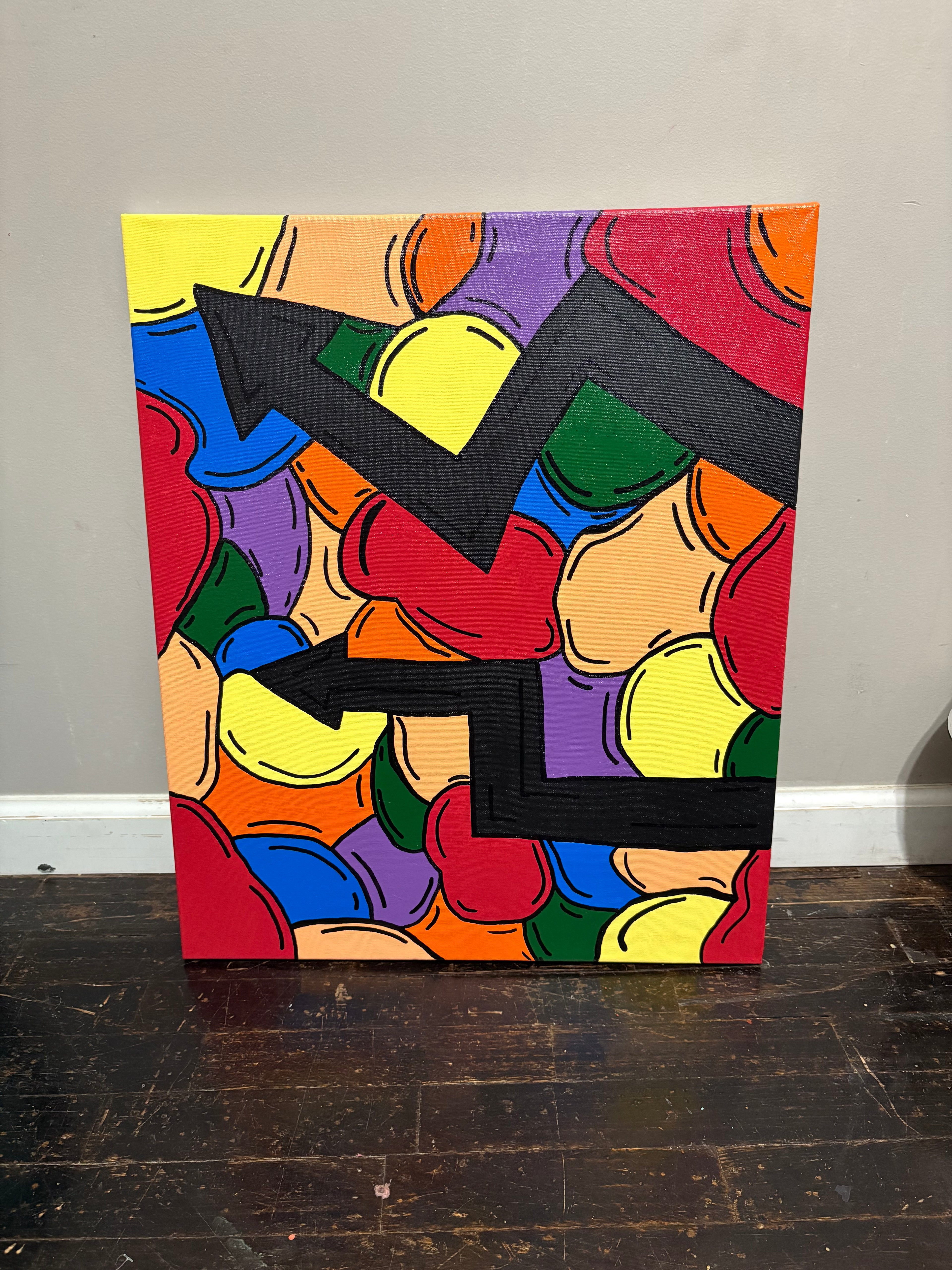 “Direction” custom canvas