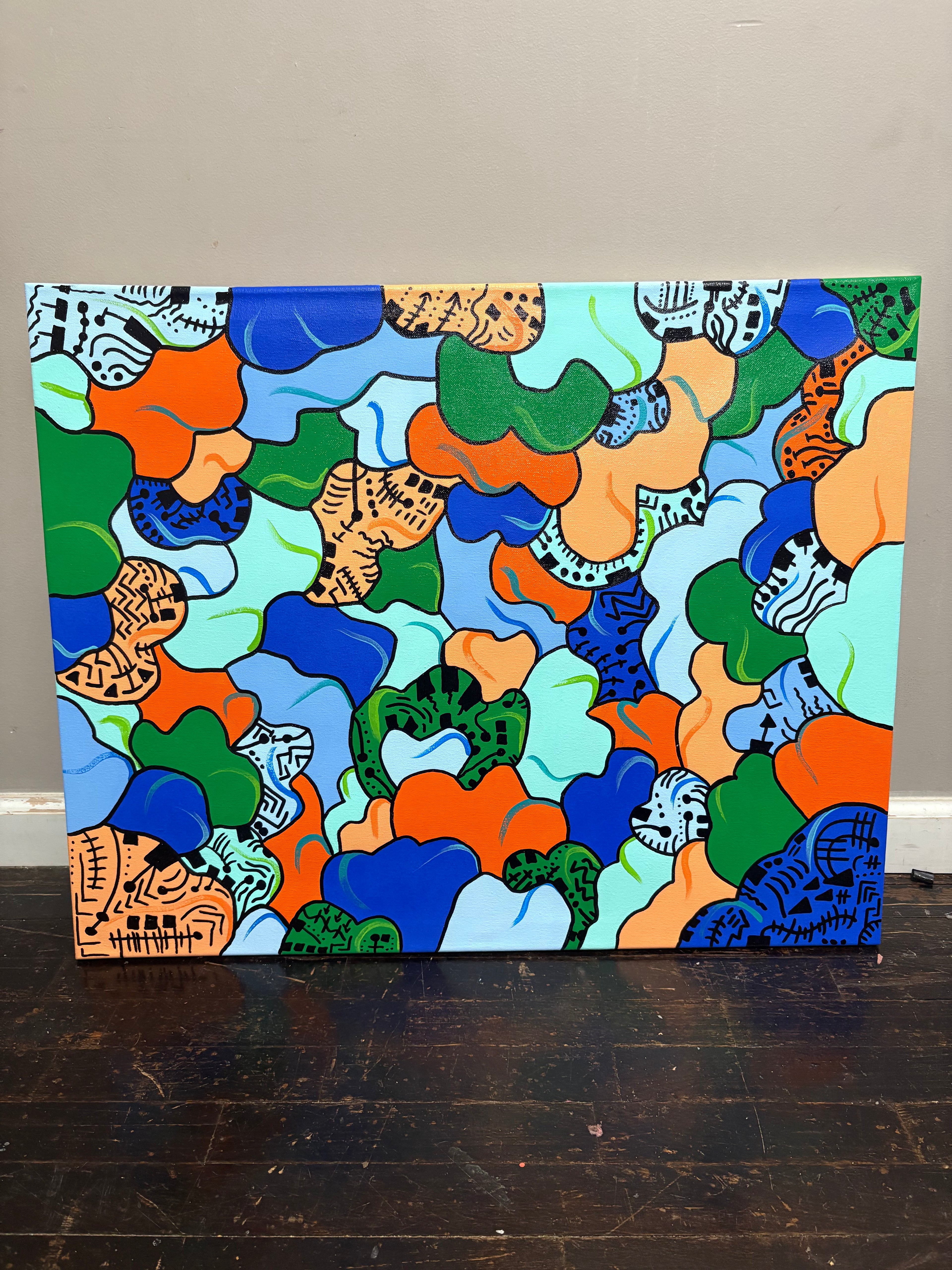 “Illusion” custom canvas