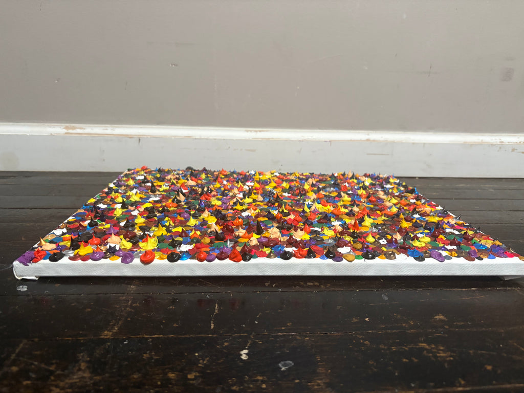 “Full of dots” custom canvas